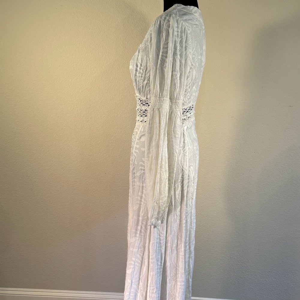 COPY - Free People Kimono White Gauze Size Medium NWT